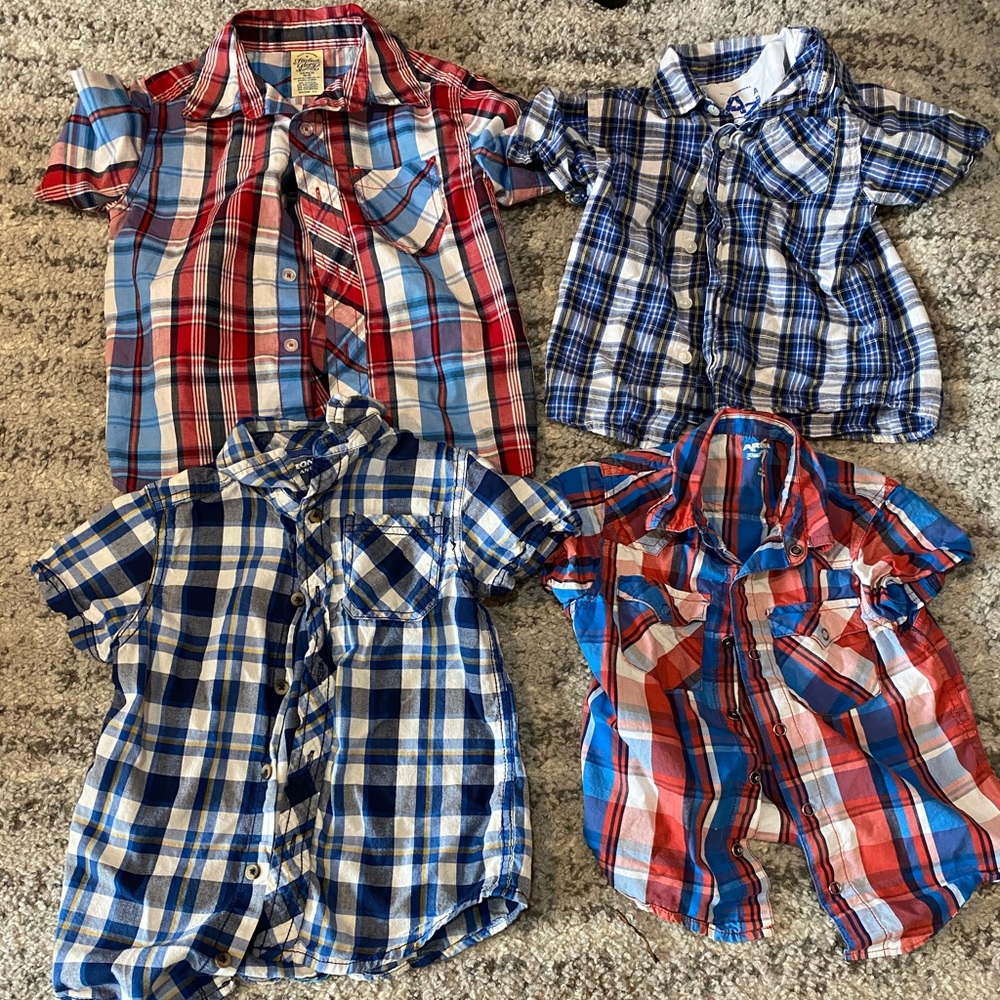 Button up plaid